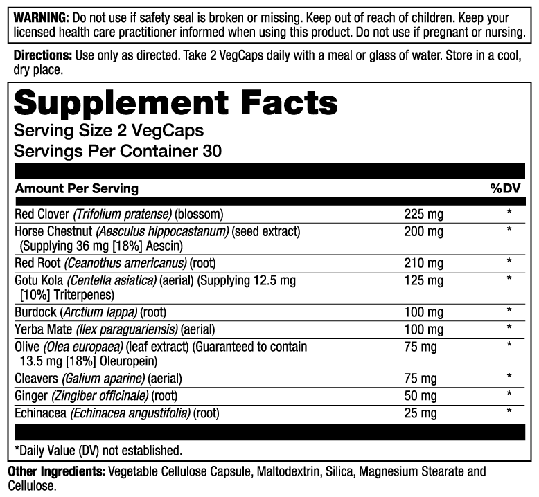 Solaray Total Cleanse Lymph VCapsules 60 Count