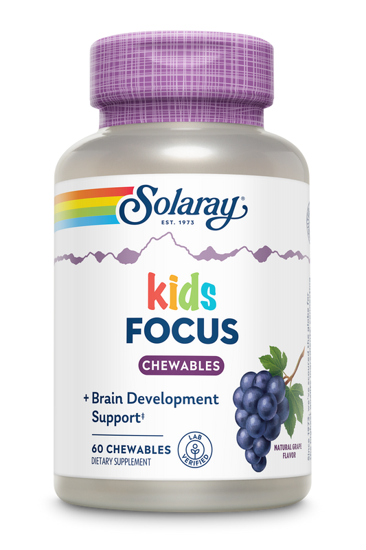 Solaray Focus for Children Supplements | 60 Count