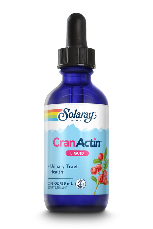 Solaray Liquid CranActin Cranberry Extract | Healthy Urinary Tract Support | 59 Servings | 2 oz