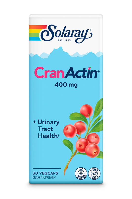 Solaray Cranactin Cranberry AF Extract Capsules, 400 mg