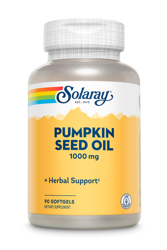 Solaray Pumpkin Seed Oil, 1000 mg | 90 Count