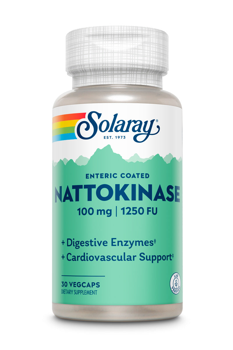 Solaray Nattokinase, Veg Cap (Btl-Plastic) 100mg | 30ct