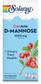 Solaray D-Mannose w/ CranActin Cranberry Extract 1000mg w/ Vit C , Healthy Urinary Tract Support  (120 CT)