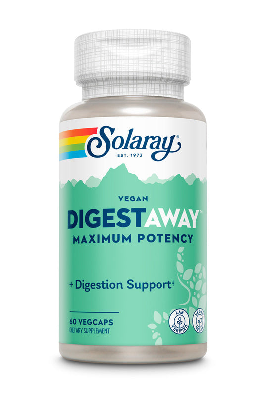 Solaray Super Digestaway Plant Enzymes, Veg Cap (Btl-Plastic) | 60ct
