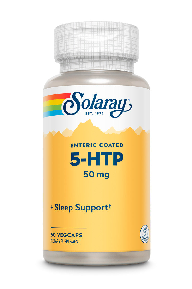 Solaray 5-HTP - 60 Enteric-Coated Capsules - 50 mg