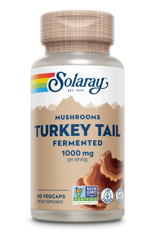 Solaray Fermented Turkey Tail Mushroom 500mg | 60 VegCaps