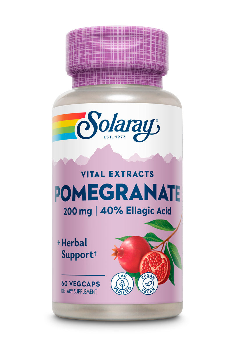 Solaray Pomegranate Extract, 200 mg | 60 Count