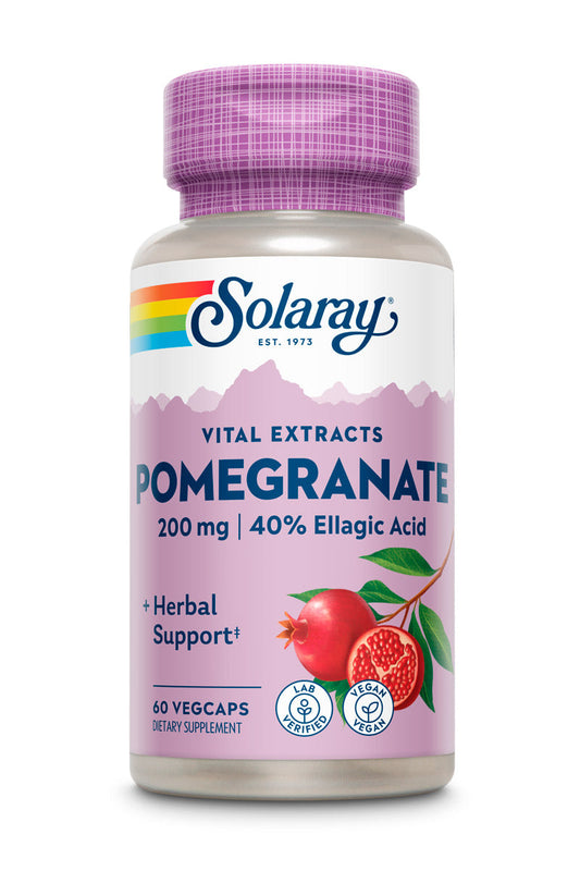 Solaray Pomegranate Extract, 200 mg | 60 Count