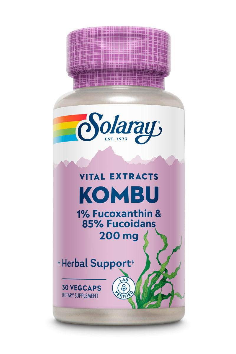 Solaray Fucoxanthin Special Formula Vegetarian Capsules, 400 mg | 30 Count