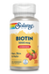 Solaray Biotin 5000 mcg | Natural Peach, Strawberry, Banana Flavor | Healthy Hair, Skin & Nails Support | 60 Lozenges