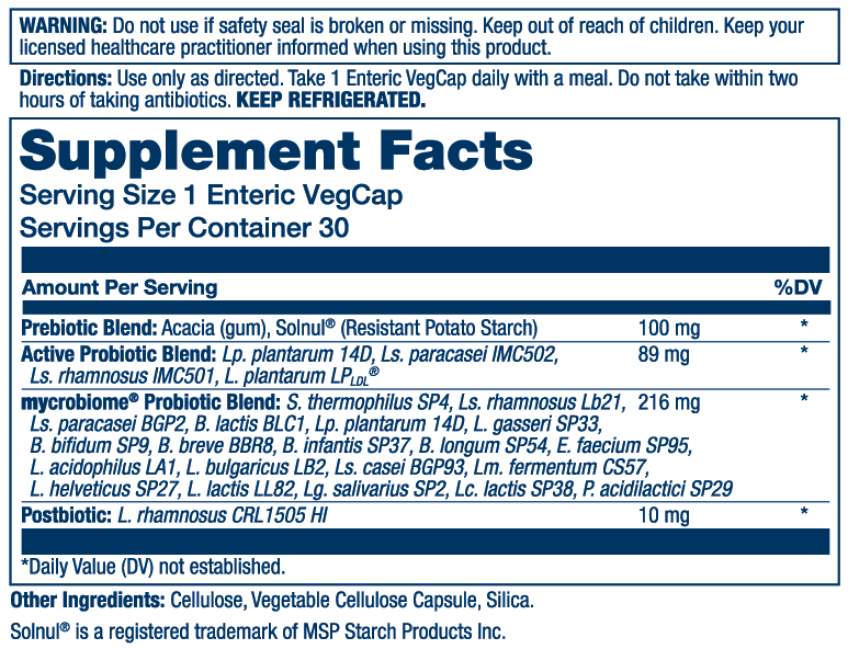 Mycrobiome Complete Probiotic Active