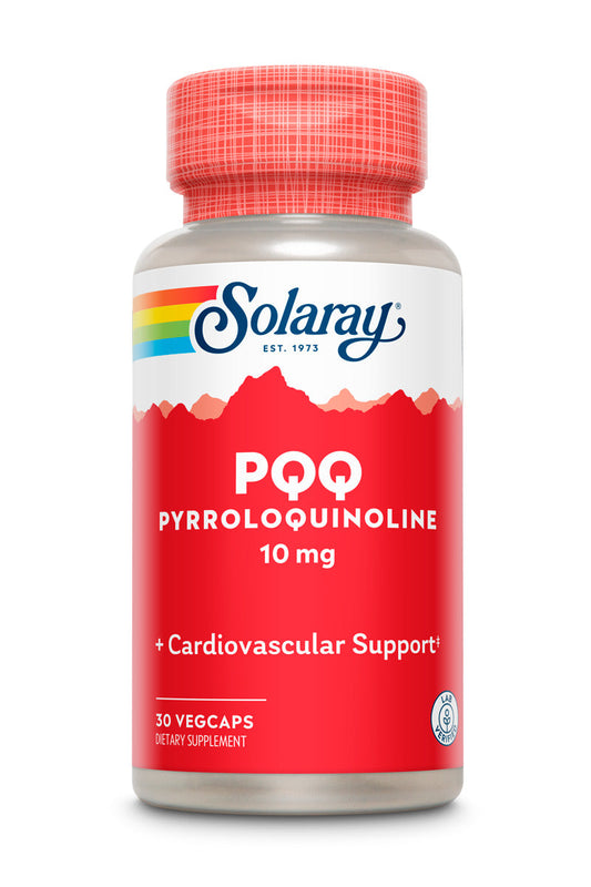 Solaray PQQ 10 mg, Pyrroloquinoline Quinone Supplement, Cellular, Heart & Cognitive Function Support, 30 VegCaps