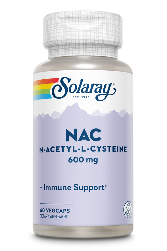 Solaray NAC N-Acetyl-L-Cysteine Supplement, 600 mg | 60 Count