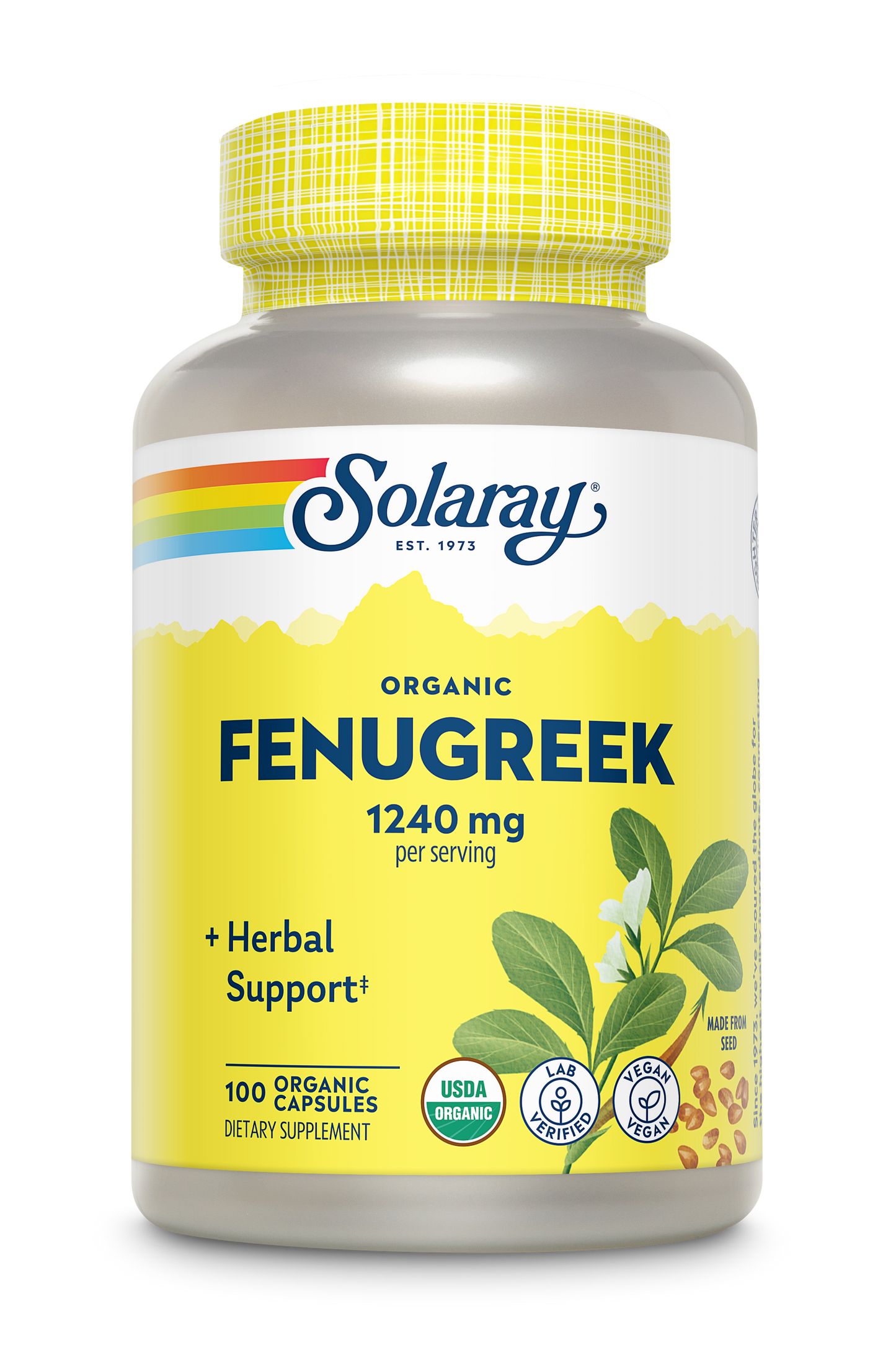 Organic Fenugreek Seed 1240mg