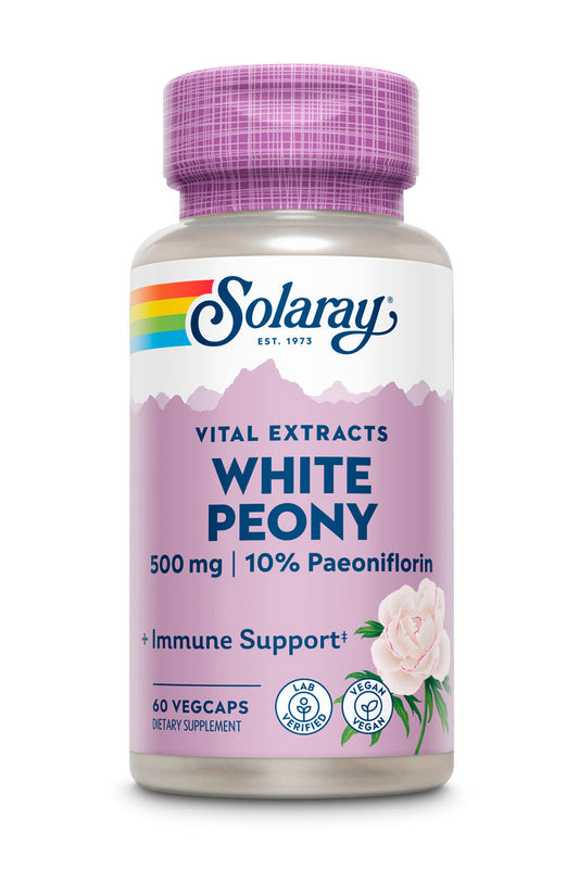 Solaray White Peony Root Extract | 60 VegCaps