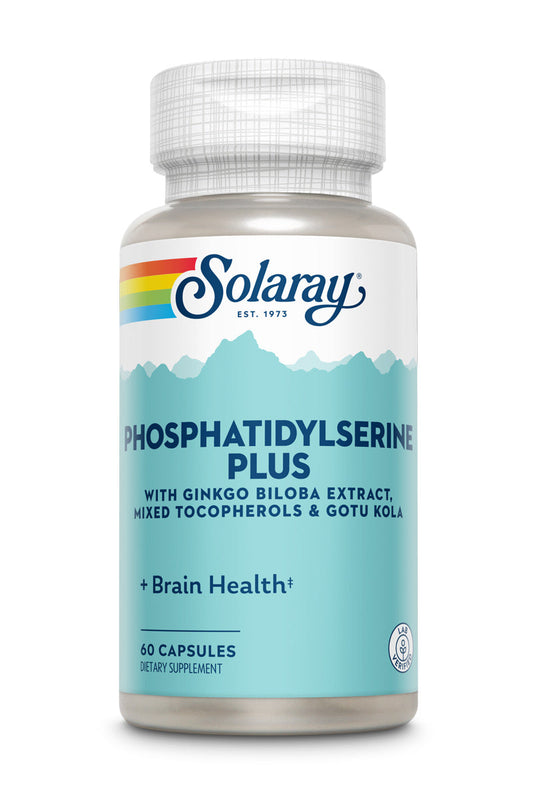 Solaray Phosphatidylserine Plus Supplement, 100 mg | 60 Count