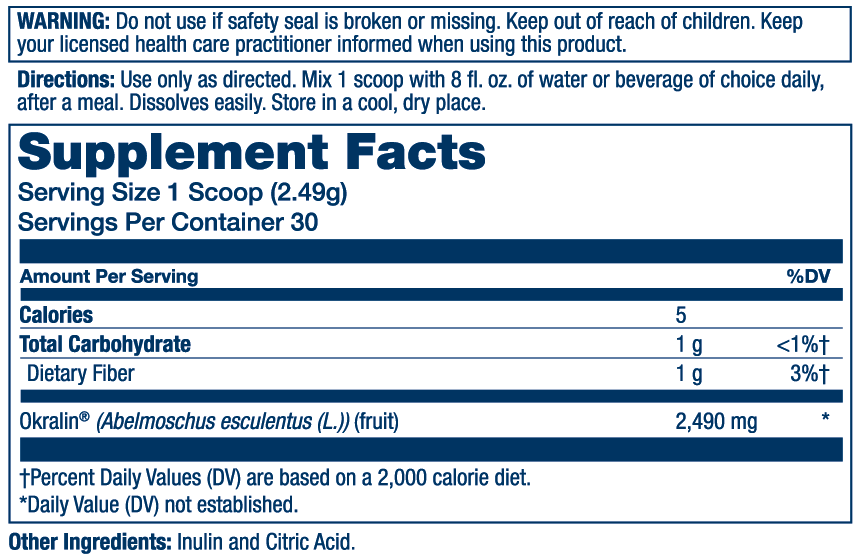 Okra Fiber (Okralin)