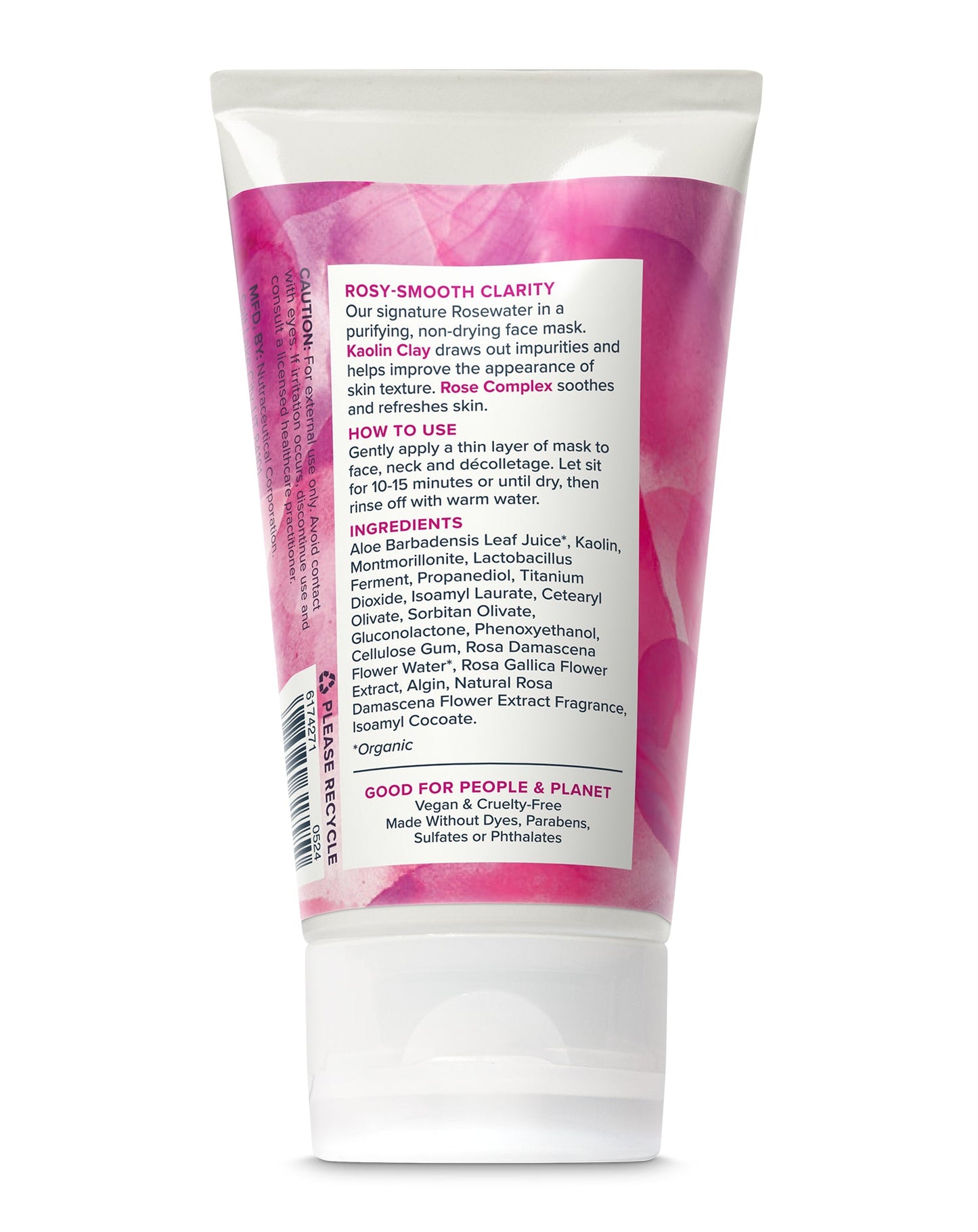 Rosewater Clay Mask