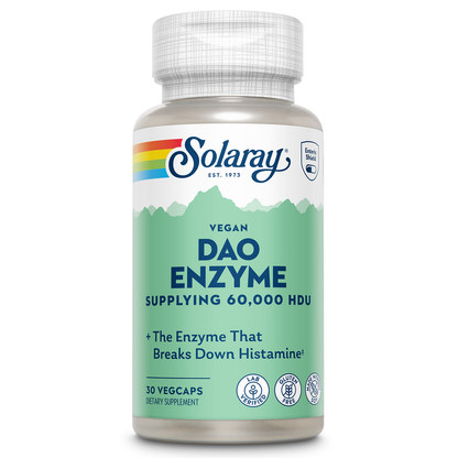 SOLARAY DAO Enzyme 60000 HDU, 30 VegCaps