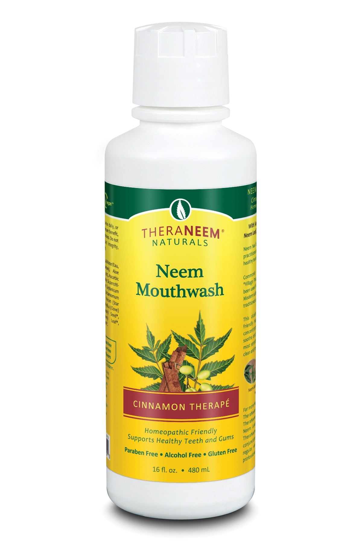 Neem Mouthwash Cinnamon - 16 ounces