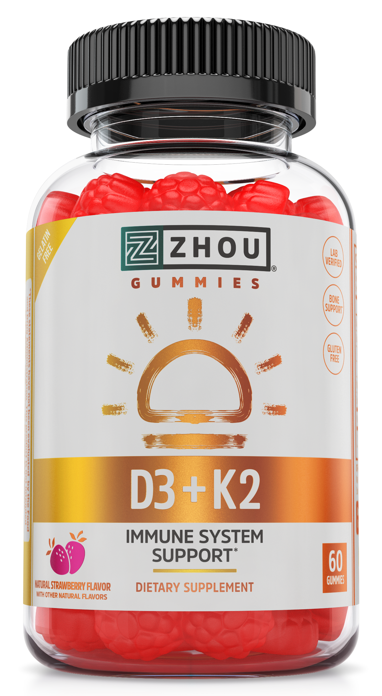 Zhou Nutrition D3 + K2 Gummies