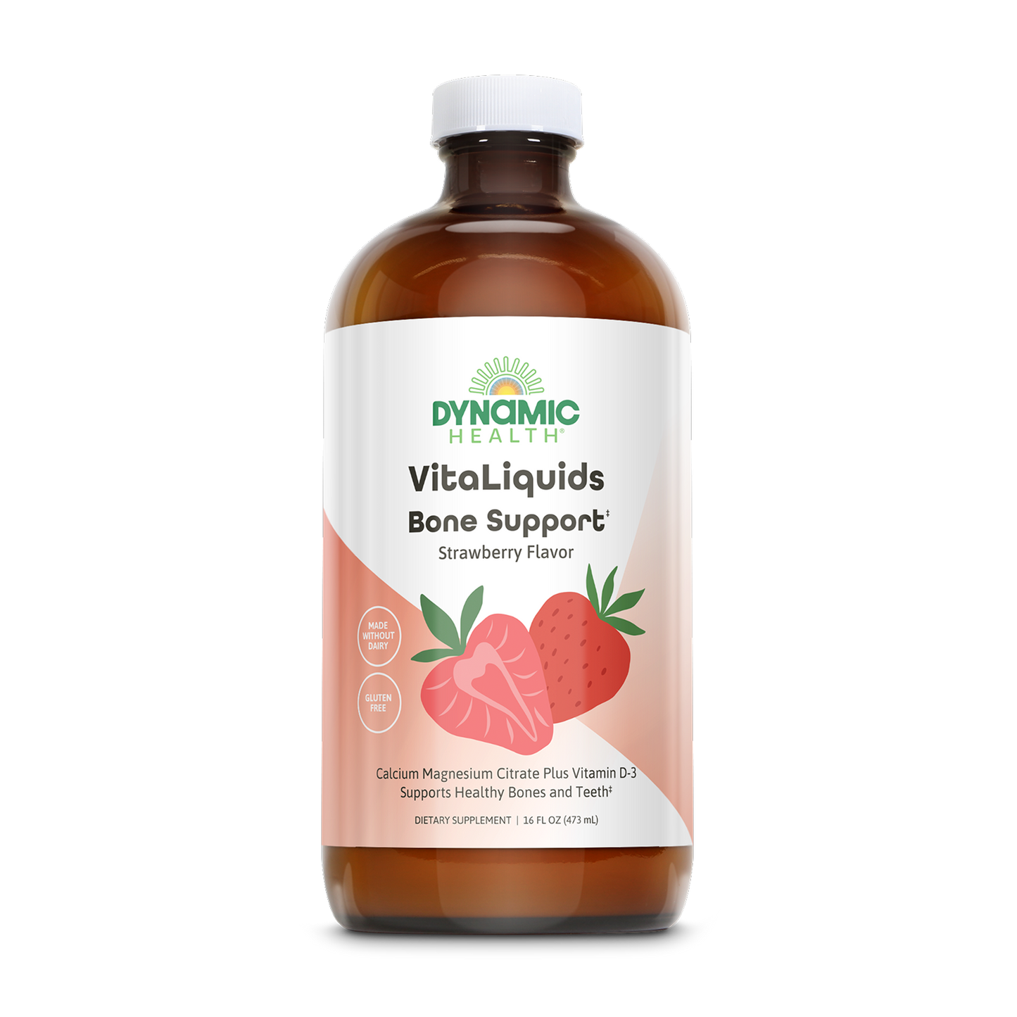 VitaLiquids Bone Support – Strawberry Flavor