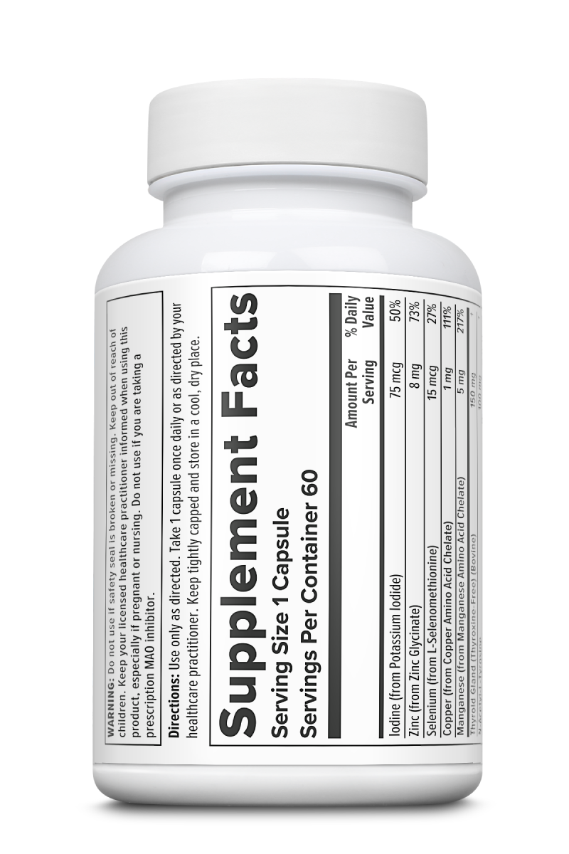 BioThyro : 10217: Cap, (Btl-Plastic) 60ct