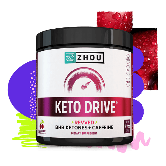 Zhou Nutrition Keto Drive - REVVED Black Cherry