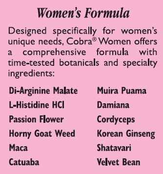 Cobra Women | Women's Sexual Performance