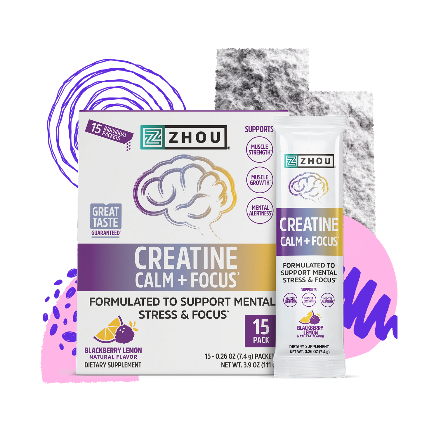 Creatine Calm + Focus (Stick Packs)