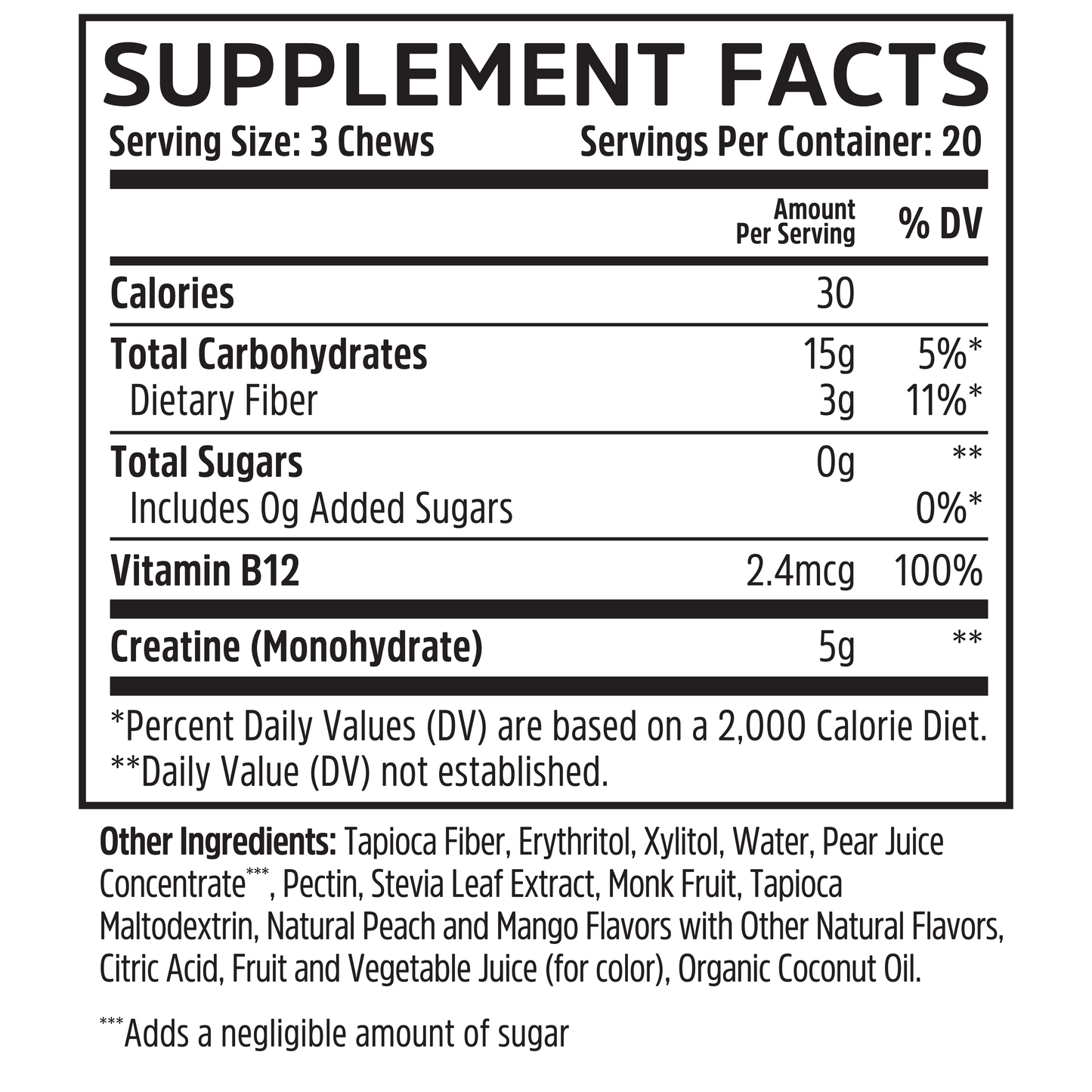 Creatine Chews