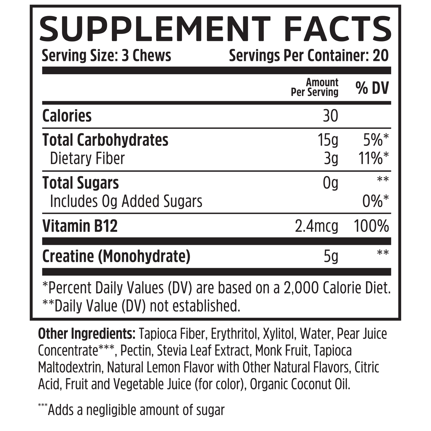 Creatine Chews