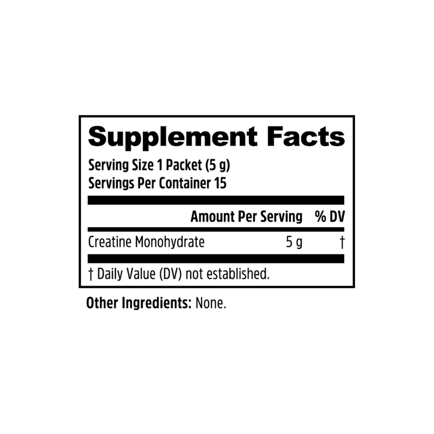 Creatine Stick Packs