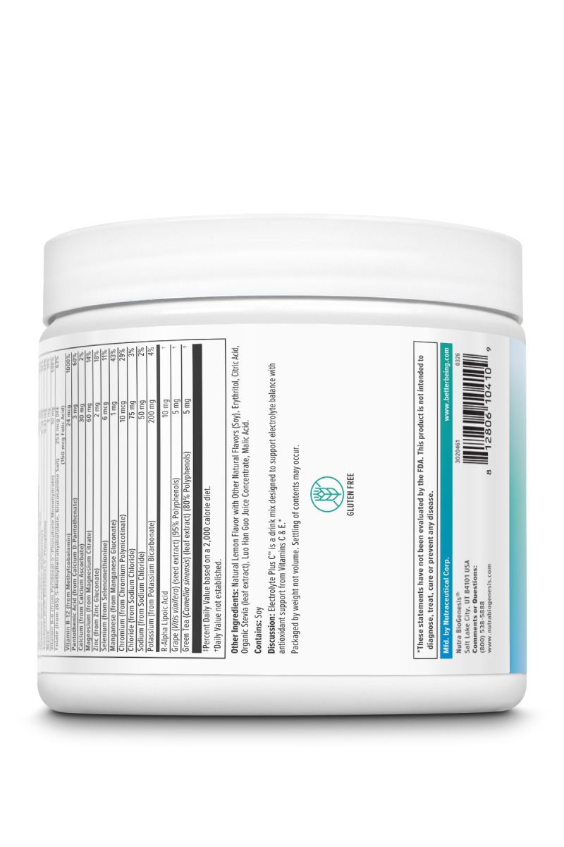 Electrolyte Plus C : 10410: Fine, Lemon Lime (Btl-Plastic) 150g