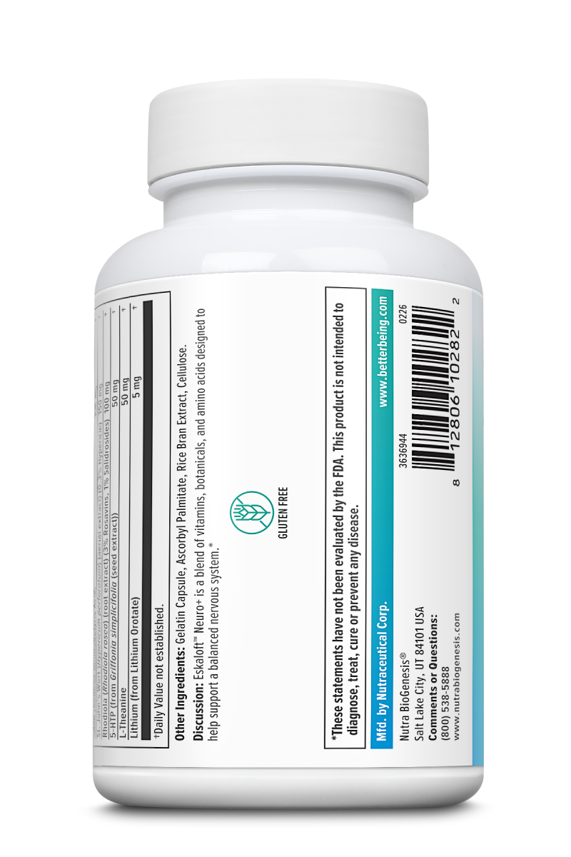 Eskaloft : 10282: Cap, (Btl-Plastic) 60ct