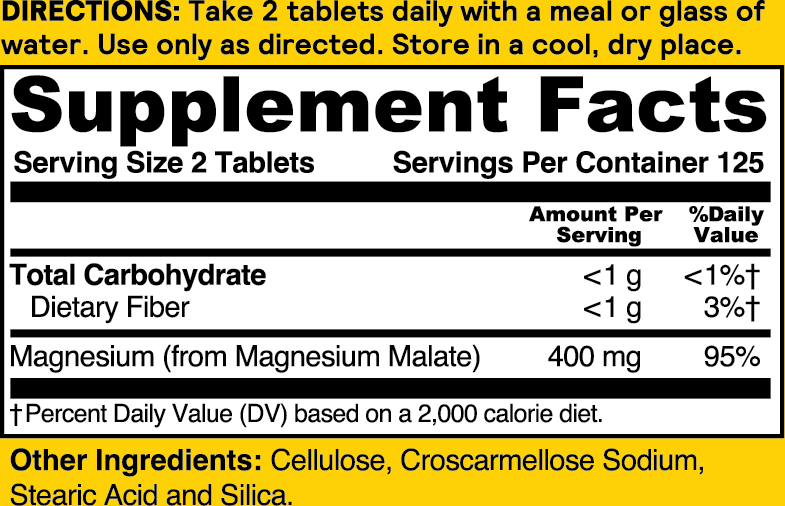 Magnesium Malate 100 ct