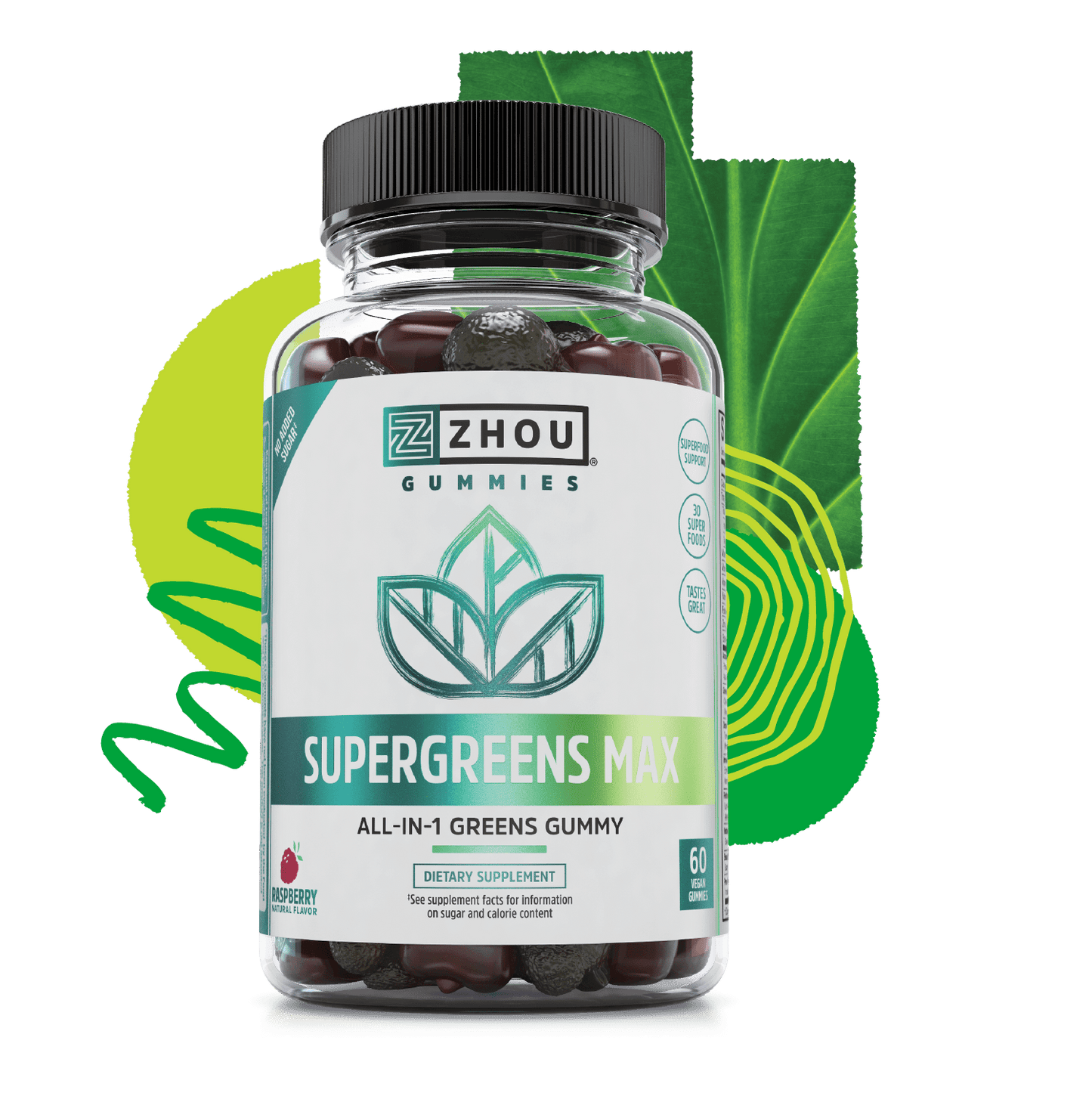 Zhou Nutrition Supergreens Max Gummies