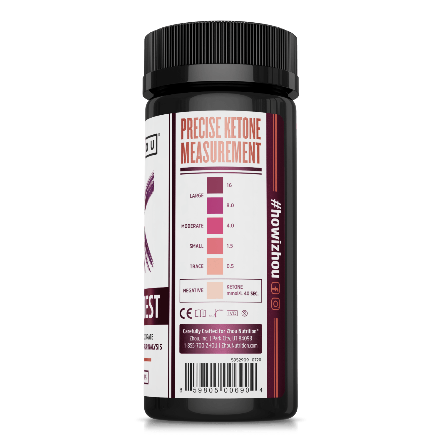 Zhou Nutrition Keto Test UPC