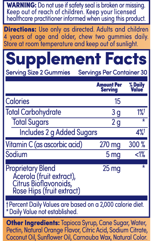 Orange C Gummies