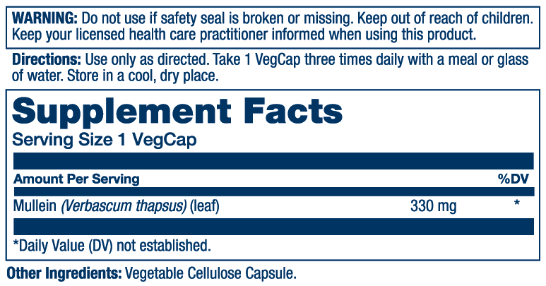 Mullein Leaf 330mg