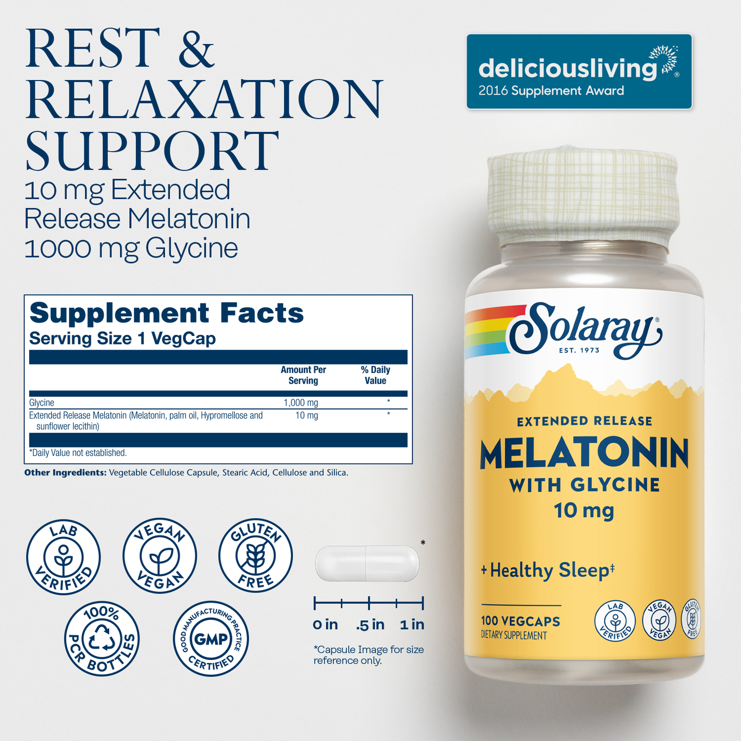 Extended Release Melatonin w/Glycine