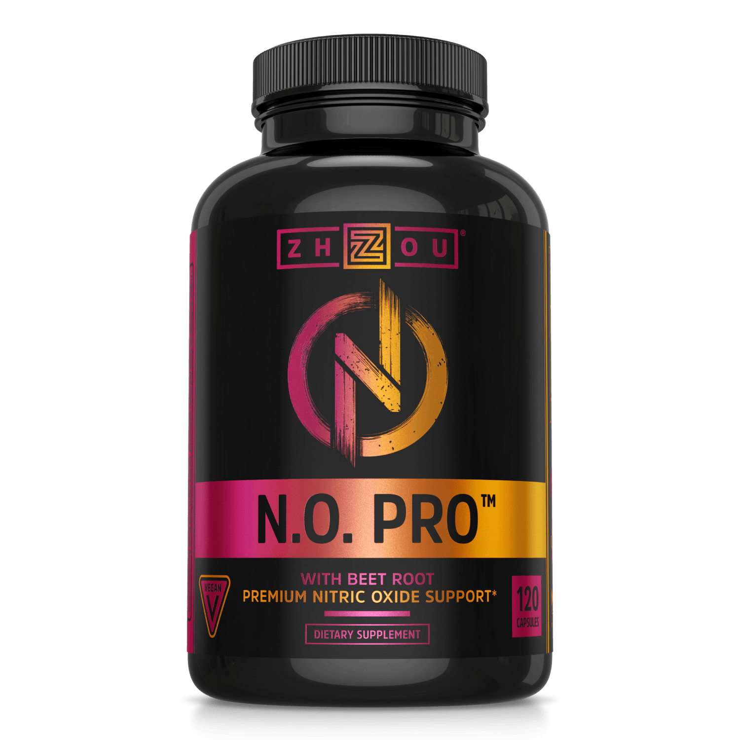 Zhou Nutrition N.O. Pro with beet root premium nitric oxide support, vegan