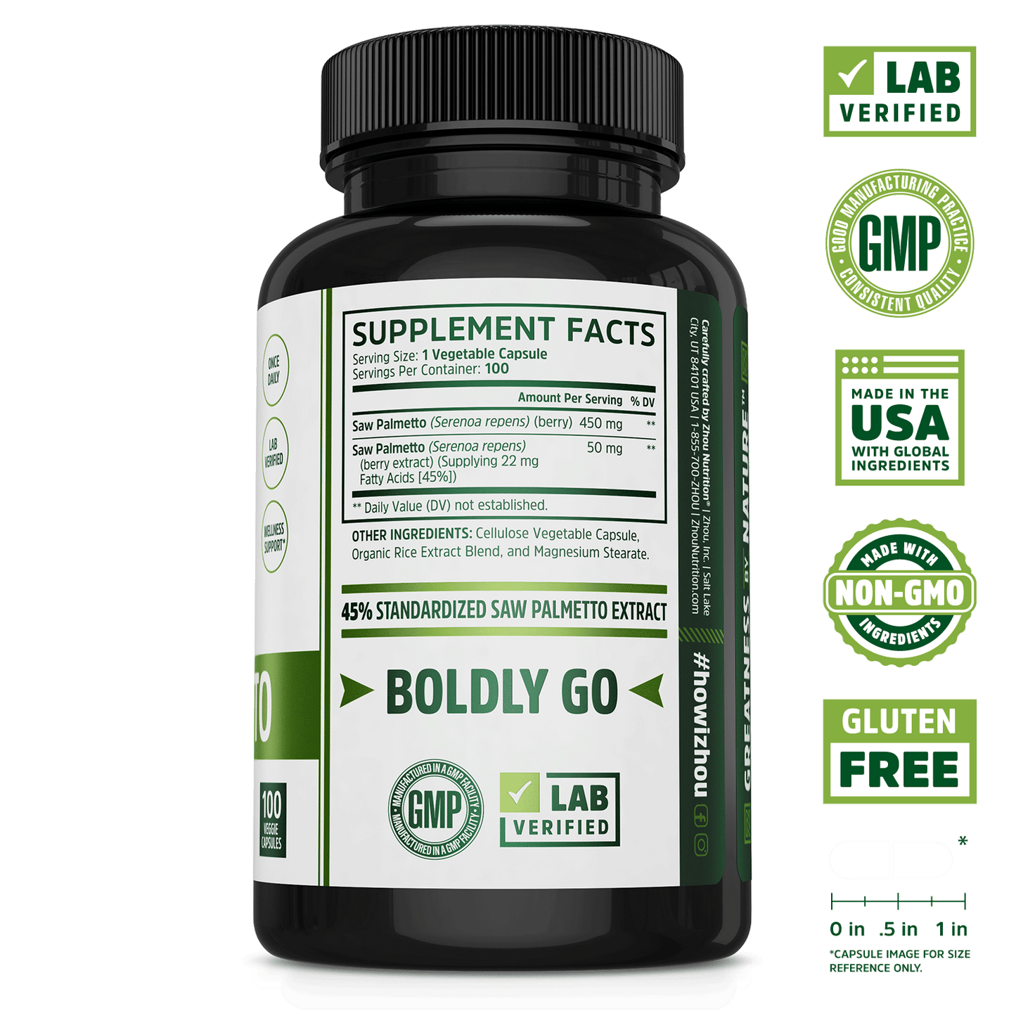 Zhou Nutrition Saw Palmetto