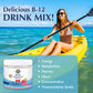 KAL B-12 Methylcobalamin ActivMix 5000 mcg | Natural Raspberry Flavor | Healthy Metabolism, Energy, Nerve & Red Blood Cell Support | 60 Servings