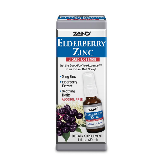 Zand Elderberry Zinc Liquid Lozenge | 1oz