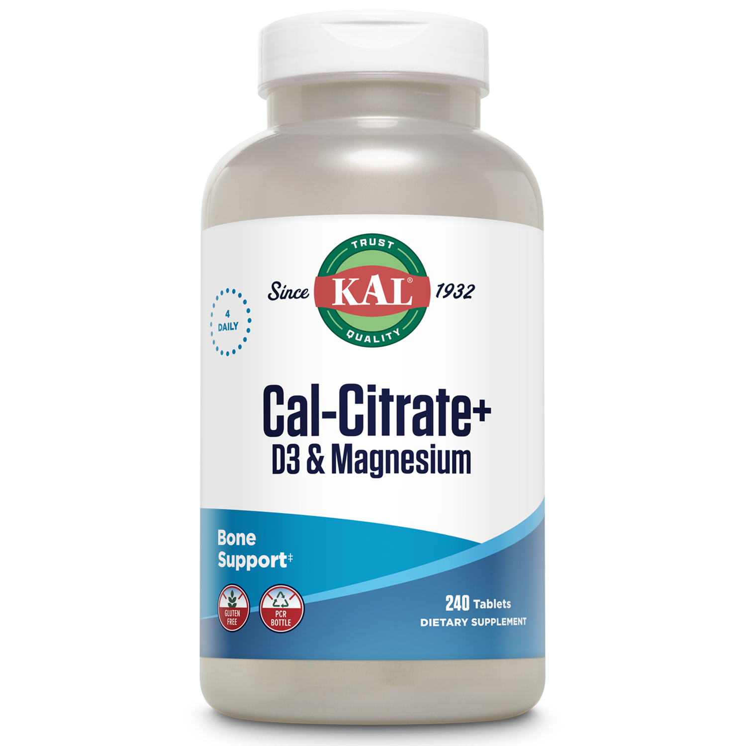 KAL Cal-Citrate Plus 1000mg Blend of Calcium Citrate, Magnesium and Vi ...