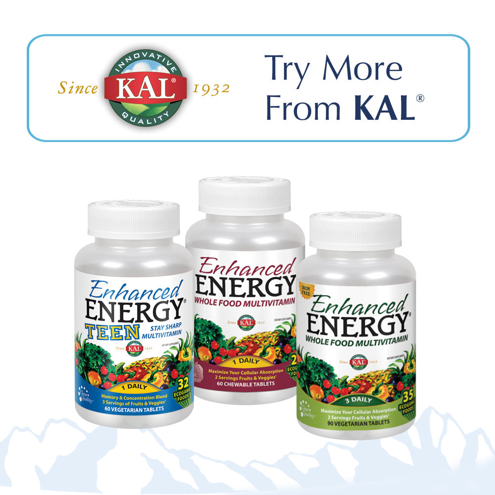 KAL Guarana 800 mg | Approx. 28 mg of Naturally Occurring Caffeine | Healthy Energy & Focus Support | 120 Tablets