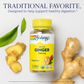 Solaray Organically Grown Ginger Root 540mg Healthy Cardiovascular, Digestive, Joint & Menstrual Cycle Support Vegan & Non-GMO 100 VegCaps