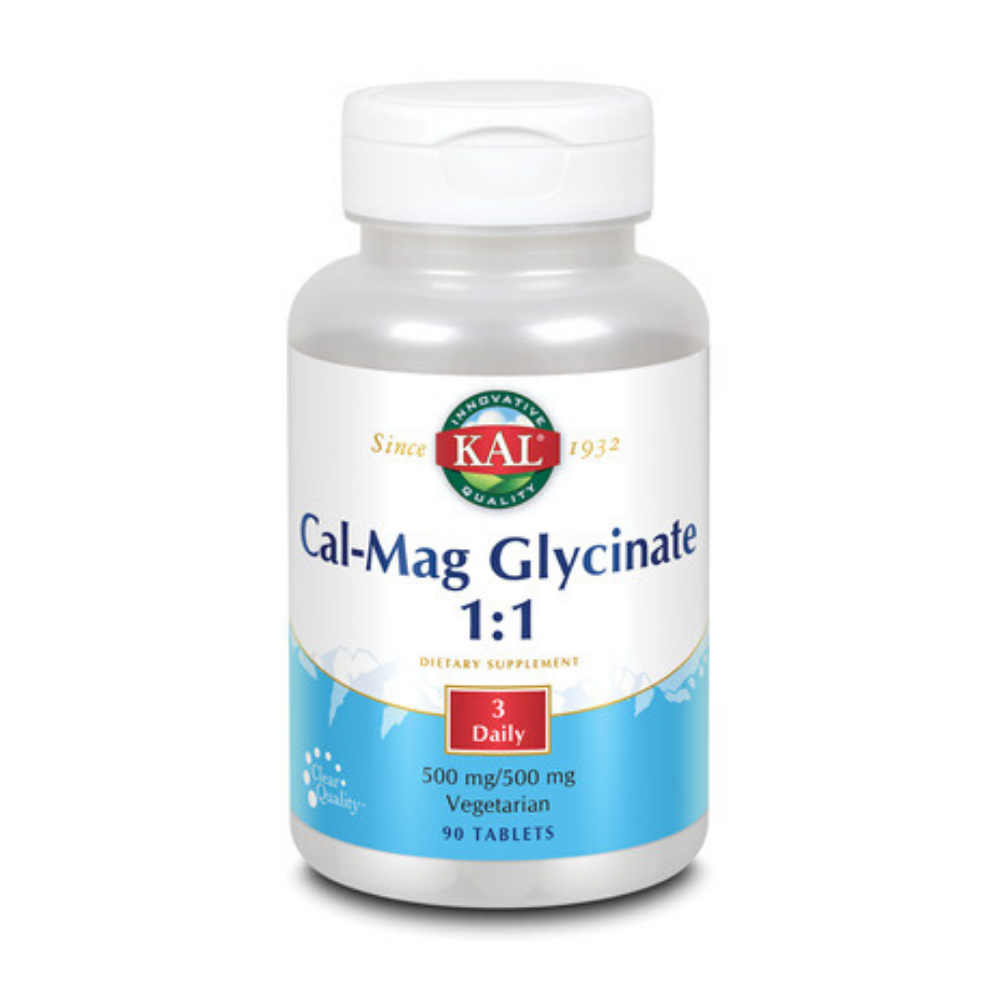 KAL Cal Mag Glycinate 1:1 500mg | 90ct