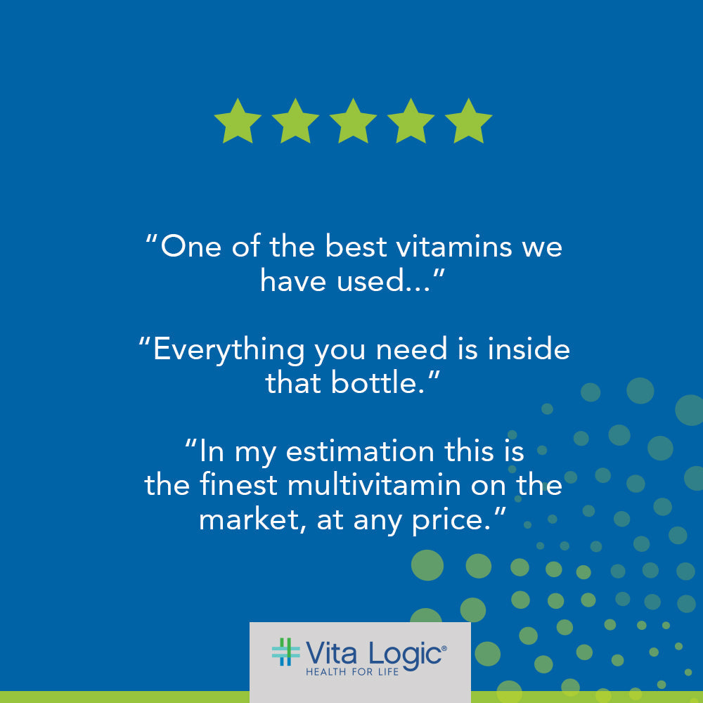 Vita Logic Daily Extra Multivitamin & Mineral | Once Daily Formula For Energy, Immune Function & Overall Health Support | 90 Vegetarian Tablets